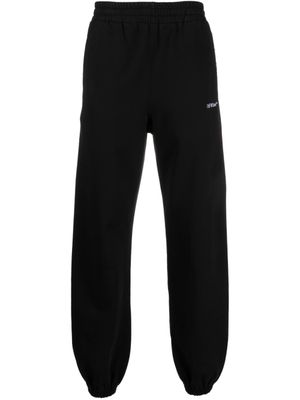 Off-White pantalon de jogging à rayures Diag - Noir