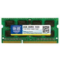 XIEDE X043 DDR3 1333MHz 4GB 1.5 V algemene volledige compatibiliteit geheugen RAM module voor laptop