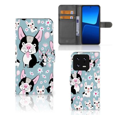 Xiaomi 13 Pro | Telefoonhoesje | Met pasjeshouder | Hondjes