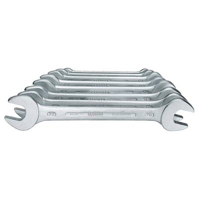 Gedore 6077380 1040800 Dubbele steeksleutelset 8-delig Sleutelbreedte (metrisch) 6 - 17 mm