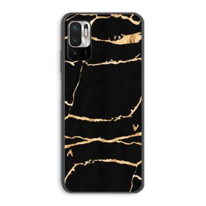 Gouden marmer: Xiaomi Redmi Note 10 5G Transparant Hoesje
