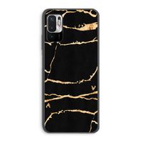 Gouden marmer: Xiaomi Redmi Note 10 5G Transparant Hoesje