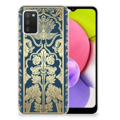 Samsung Galaxy A03S | TPU Case | Beige Flowers