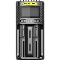 NiteCore UMS2 Batterijlader LiFePO4, Li-ion, NiCd, NiMH 10440, 14500, 14650, 16340, 16500, 16650, 17350, 17650, 17670, 18350, 18500, 18650, 18700, 20700,