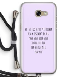 Zelfvertrouwen: Samsung Galaxy A5 (2017) Transparant Hoesje met koord