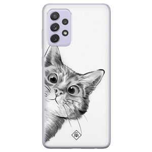 Samsung Galaxy A72 siliconen hoesje - Peekaboo