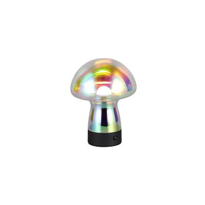Trio TafellampDooley oplaadbaar met gekleurd glas - R54981153