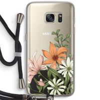 Floral bouquet: Samsung Galaxy S7 Transparant Hoesje met koord