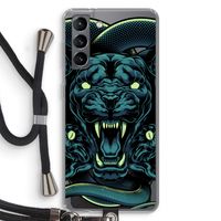 Cougar and Vipers: Samsung Galaxy S21 Transparant Hoesje met koord