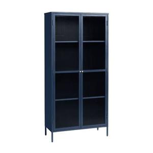 Rebellenclub Omeo Vitrinekast - 190 x 90 cm - Blauw