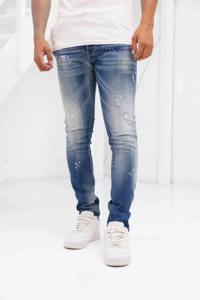 My Brand Stonewash Jeans Heren Donkerblauw - Maat 28 - Kleur: Blauw | Soccerfanshop