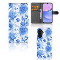 Hoesje voor Samsung Galaxy A15 Flowers Blue