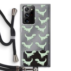Dinos: Samsung Galaxy Note 20 Ultra / Note 20 Ultra 5G Transparant Hoesje met koord