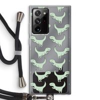 Dinos: Samsung Galaxy Note 20 Ultra / Note 20 Ultra 5G Transparant Hoesje met koord