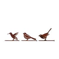 Ty Tuinsteker bird rus metaal 18x1,5x13cm