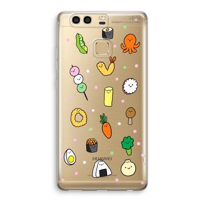 Happy bento friends: Huawei P9 Transparant Hoesje