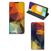 Samsung Galaxy A03s Stand Case Polygon Color