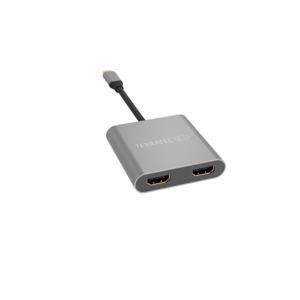 Terratec 306697 USB-C Adapter [1x USB-C stekker - 1x HDMI-bus] Grijs