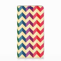 Samsung Galaxy S10e | Hoesje met Magneet | Zigzag Multi Color