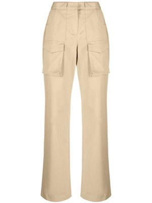 Ermanno Scervino pantalon cargo à taille haute - Tons neutres