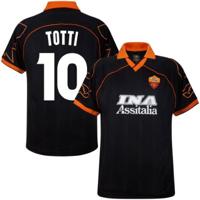 AS Roma 3e Retro Voetbalshirt 1999-2000 + Totti 10