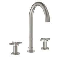 Grohe Atrio 3-gats Wastafelmengkraan met Waste Supersteel - thumbnail