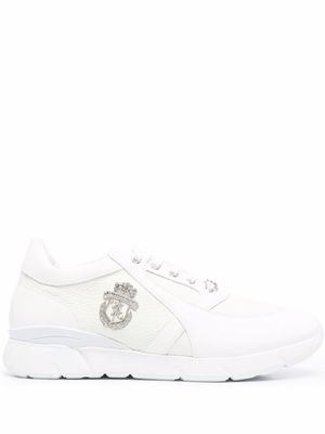 Billionaire baskets à plaque logo - Blanc