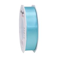 Cadeaulint Satijn - 2.5 cm x 25 meter - turquoise - cadeaus inpakken - sierlint