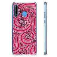 Huawei P30 Lite Back Cover Swirl Pink - thumbnail