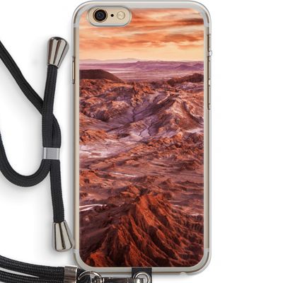 Mars: iPhone 6 PLUS / 6S PLUS Transparant Hoesje met koord