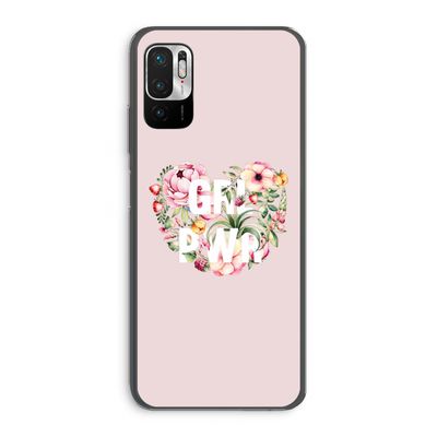 GRL PWR Flower: Xiaomi Redmi Note 10 5G Transparant Hoesje