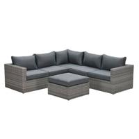 Garden Impressions Orangebird lounge set 4-dlg - grijs|zwart