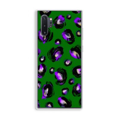 Green Cheetah: Samsung Galaxy Note 10 Plus Transparant Hoesje