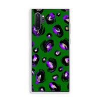 Green Cheetah: Samsung Galaxy Note 10 Plus Transparant Hoesje