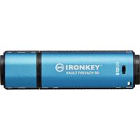 Kingston IronKey Vault Privacy 50 USB-stick 512 GB Zwart, Blauw IKVP50/512GB
