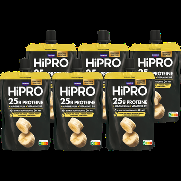 HiPRO Protein Kwark Banaan 6 x 200 g bij Jumbo