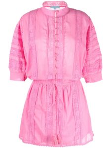 Melissa Odabash robe en coton Rita à coupe courte - Rose