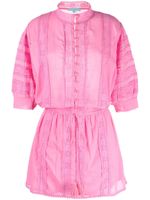 Melissa Odabash robe en coton Rita à coupe courte - Rose - thumbnail