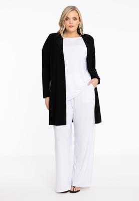 Yoek Extra wijde broek | Wit | Maat 38/40