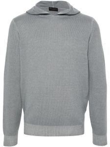 Dell'oglio hoodie en laine mélangée - Gris