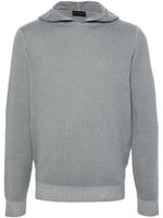 Dell'oglio hoodie en laine mélangée - Gris