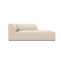 Windsor & Co Sao Chaise Longue Rechts - Ribstof - Lichtbeige