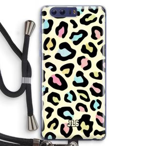 Leopard pattern: Honor 9 Transparant Hoesje met koord