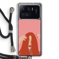 Woke up like this: Xiaomi Mi 11 Ultra Transparant Hoesje met koord
