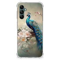 Case Anti-shock voor Samsung Galaxy A14 5G/4G Vintage Pauwen - thumbnail