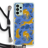 Luipaard: Samsung Galaxy A52s 5G Transparant Hoesje met koord