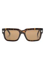 Givenchy Eyewear lunettes de soleil 4G à monture rectangulaire - Marron