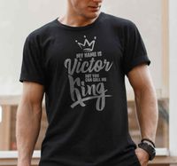 Noem me koning T-shirt met naam - thumbnail