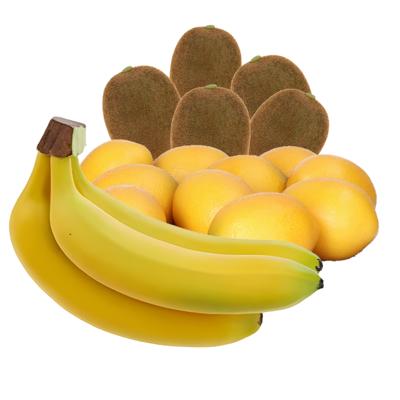 Bellatio Design Kunstfruit - fruitschaal decoratie set - bananen - citroenen - kiwi's - fruit Bellatio Design Kunstfruit - fruitschaal decoratie set - bananen - citroenen - kiwi's - fruit