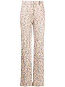 Missoni pantalon droit à motif zig-zag - Tons neutres